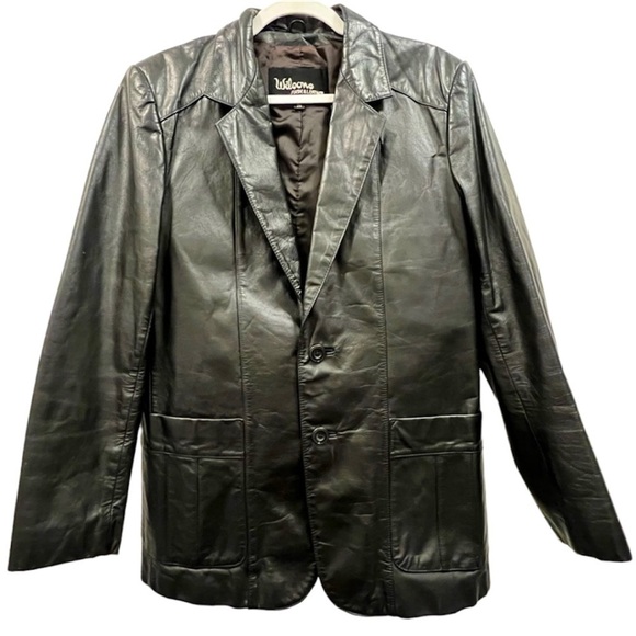 VINTAGE 1980s WILSONS LEATHER & SUEDE Leather Jacket - Picture 1 of 14